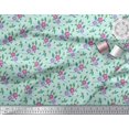 thumbnail image 3 of Soimoi Green polyester Crepe Fabric Diamond Geometric Print Fabric by Yard 42 Inch Wide, 3 of 3