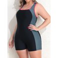 thumbnail image 4 of Charmo Plus Size Swimsuit for Womens Athletic Boyleg One Piece Bathing Suit, 4 of 5