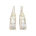 thumbnail image 1 of Eaton Tripp Lite Series UTP (RJ45 CAT 5e (m) Cat5e 350 MHz Snagless Molded () Ethernet Cable M/M), PoE - White, 10 ft. (3.05 M) - Câble de Raccordement - RJ-45 à RJ-45 (M) - 10 ft - UTP - - Moulé, Sans Accrochage, Toronné - Blanc, 1 of 2