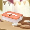 thumbnail image 1 of Yhmxh Kitchen Storage Pantry Organizers And Storage Kitchen Organizer Food Containers Double Layer Dumpling Box,Home Refrigerator Dumpling Box,Kitchen Won-ton Preservation Box,Dumpling Box with Lid, 1 of 6