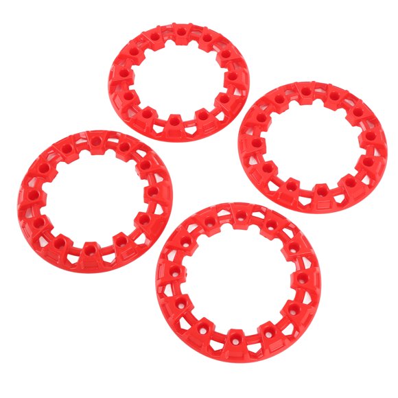 Décoration de Moyeu de Roue Universelle de 6 Pouces pour ATV, Protection de Jante de Garniture de Pneus en Plastique pour Karting, Améliore le Style du Véhicule, Décoration Extérieure Personnalisée