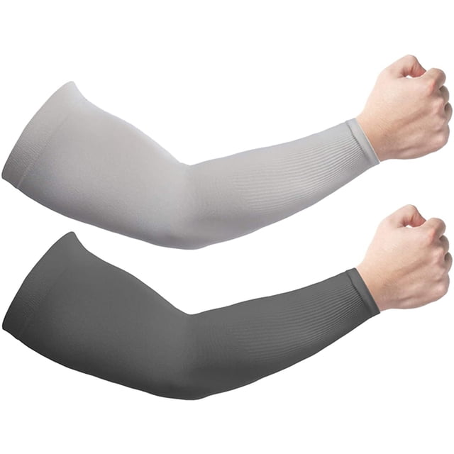 1 Paire de Manchons de Bras Rafraîchissants UPF 50 Protection UV Compression de Cyclisme Manchons de Bras Protection Solaire Couvre-Tatouage contre le Froid