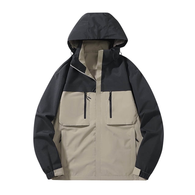 Pisexur Windbreaker Jacket Men's Spring And Charge Coat Thin Outdoor Mountaineering And Riding Windproof Work Coat Hiking Jacket Men Rain Coat Mens Jacket