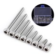 thumbnail image 1 of Head Screw Set, 160pcs Box 304 Stainless Steel Cup Head  Socket Screw Set Metric Thread Hex Socket  Head Screws , Machine Screws, 1 of 8