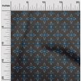 thumbnail image 1 of oneOone Polyester Lycra Fabric Paisley & Floral Ikat Decor Fabric Printed BTY 56 Inch Wide, 1 of 4