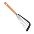 thumbnail image 1 of Spatule à Poisson en Acier Inoxydable Antiadhésive Spatule à Poisson en Acier Inoxydable avec Spatule Fendue en Silicone pour Cuisine, 1 of 2
