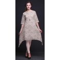 thumbnail image 4 of Bimba Mélange Rose Chat et Tour Eiffel Kurtas pour Femmes Ethniques Imprimés Asymétriques Hauts d'Été pour Femmes XXX-Large, 4 of 6