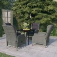 thumbnail image 1 of vidaXL 5 Piece Garden Dining Set Light Grey, 1 of 4