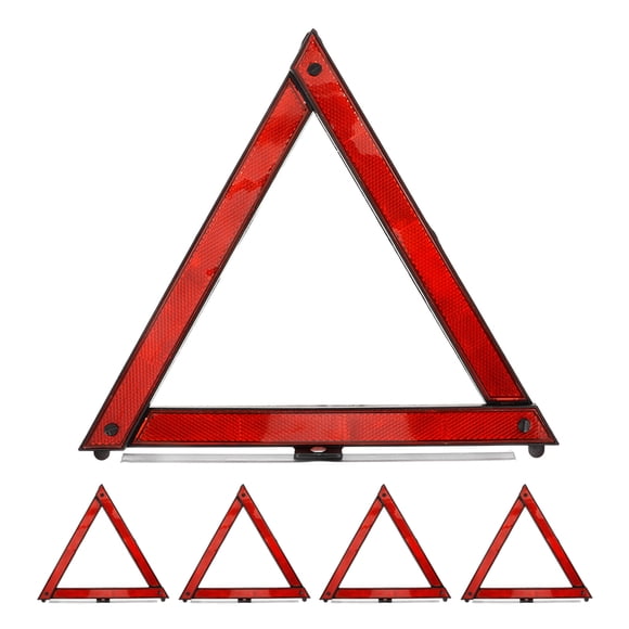 Miangastore 5pcs Foldable Emergency Triangles For Vehicles Reflective Warning Triangle Kit Roadside Safety Triangle For Car Emergency Dot