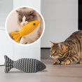 thumbnail image 2 of Dvruxg Jouets pour Chat Poisson, Jouets Doux à l'Herbe à Chat Poisson, Jouets à l'Herbe à Chat Durables et Très Interactifs, Jouets Interactifs de Lancer d'Exercice pour Chaton pour Chats d'Intérieur, 2 of 5