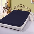 thumbnail image 3 of 900 Thread Count 3 Piece ( 1-Fitted Sheet + 2 - Pillow Cases ) Fitted Sheet 27 Inch Deep Pocket 100% Egyptian Cotton Stripe Pattern, 3 of 4