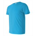 thumbnail image 1 of Bella-Canvas C3650 Unisex Poly-Cotton Short Sleeve Tee - Turquoise, Small, 1 of 1