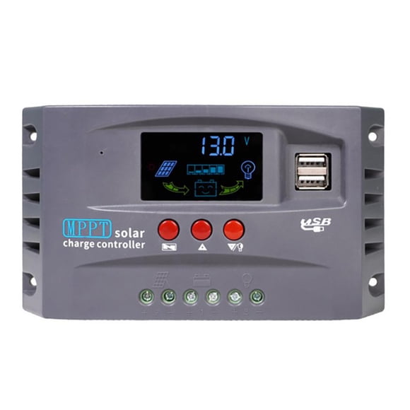 70A Solar Charge Regulator for 12V/24V Systems - Fully Automatic MPPT Controller for Solar Panels, RVs, and Marine Applications