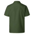 thumbnail image 4 of XDZJLR Men Shirt Spring And Summer Fashion And Leisure Dongfeng Pocket Button Lapel Short Sleeve Tops, 4 of 7
