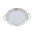 thumbnail image 3 of Makeup Perfume Organizer Vanity Trays Coffee Table Trays Ornament Cosmetic Trays White Rustic Style, 3 of 9