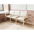 thumbnail image 5 of Pemberly Row Waiting Reception 3 Seat Tandem Seating No Center Arms in Brown, 5 of 5