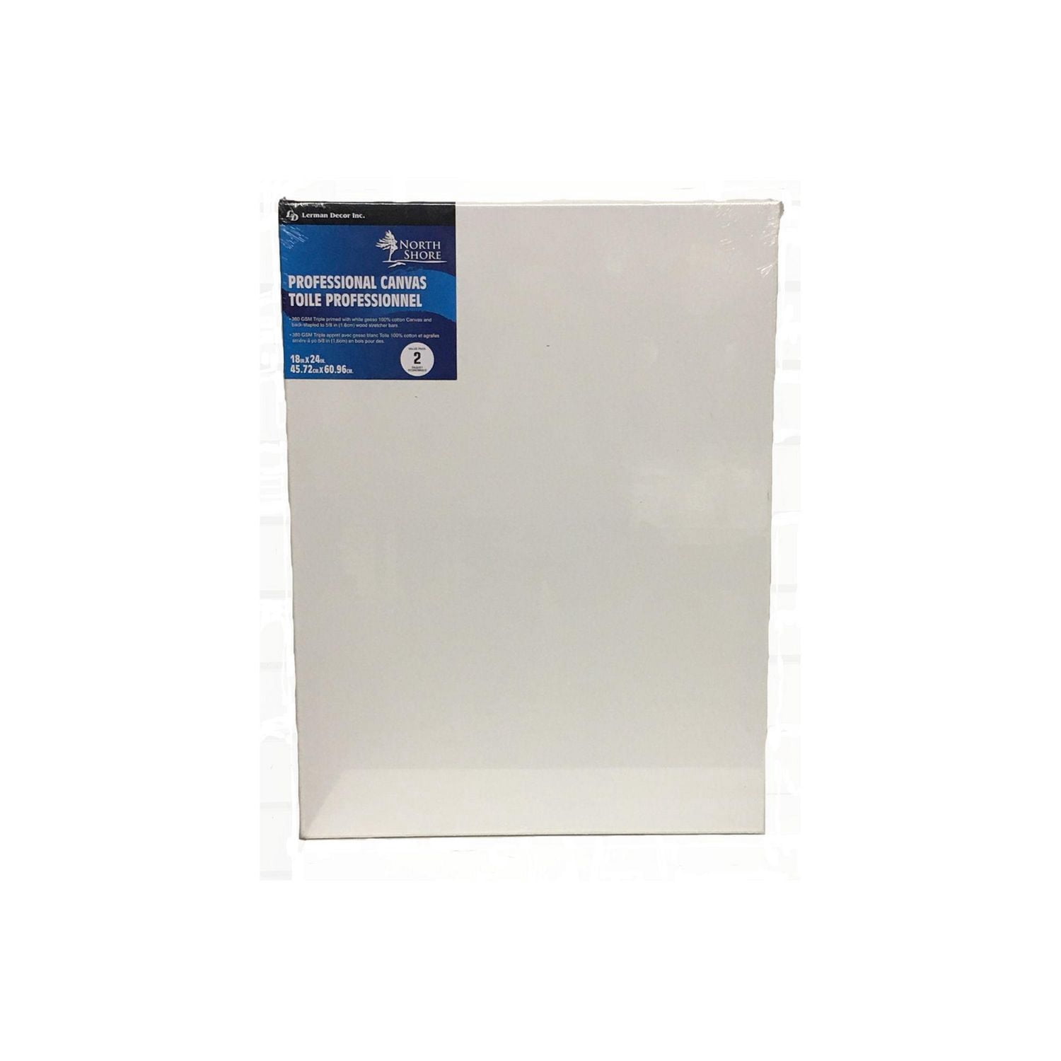 Toile professionnelle North Shore 18” x 24”