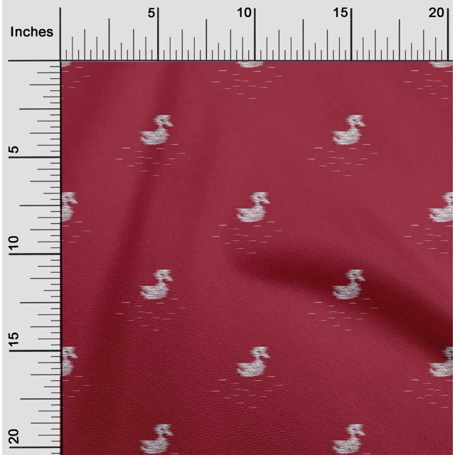 oneOone Cotton Flex Fabric Duck Ikat Decor Fabric Printed BTY 40 Inch Wide