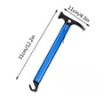 thumbnail image 3 of EGNMCR Aluminum Camping Hammer With Hook Portable Lightweight Multi-Functional Tent Stake Hammer For Outdoor Small light, 3 of 3