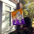 thumbnail image 2 of Carolines Treasures CK3219CHF Hallween Argent Caniche Drapeau Toile Maison Taille, 2 of 4