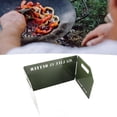thumbnail image 4 of Camping Stove Windscreen, Camping Stove Windscreen Outdoor Folding Portable Metal Stove Windshield Wind Blocker, 4 of 8