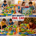 thumbnail image 5 of Tradeopia Anti Gravity Rail Car Track Building Set, 122-Piece Flexible Racing Track Construction Toy for Kids, 5 of 5