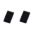 thumbnail image 2 of Baohd Extension Strap Bra Extender Buckle 3 Rows 3 Hooks Women Multicolor Lengthened Band Lingerie Replacement Intimates black 2Set, 2 of 6