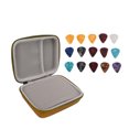 thumbnail image 4 of Guitar Pick Bag Set, Guitar Picks Holder Large Space Easy To Carry Shock Proof Scratch Resistant  For Storage Yellow With Strap, 4 of 8