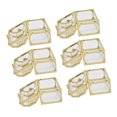 thumbnail image 4 of Treat Boxes, Luxurious 12PCS Candy Box  For Weddings For Bridal Showers S Gold, 4 of 8