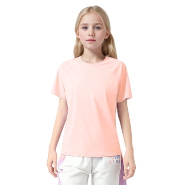 WEAIXIMIUNG Chemise Garçon T-Shirts Enfants T-Shirts de Base Athlétiques de Course T-Shirts Actifs T-Shirts pour Garçons Ou Filles