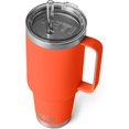 thumbnail image 1 of YETI Rambler Tasse en Paille 42 oz, Isolée sous Vide, Acier Inoxydable, Papaye, 1 of 8