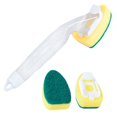 thumbnail image 1 of Dishwasher Sponge With Liquid Dispenser Long Handle Detachable Brush Sponge, 1 of 8