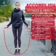 thumbnail image 3 of Honor Athletics 2.0 Beaded Jump Rope - Adjustable with Unbreakable Handles & Shatterproof Beads for Enhanced Fitness Training (Red Speedster), 3 of 6