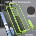 thumbnail image 5 of KOMI for Samsung Galaxy S24 Plus Case for Samsung S24 Plus Phone Case with Built in Kickstand, Shockproof/DropProof Military Grade Protective Cover for Galaxy S24 Plus 5G Grey/Green, 5 of 5
