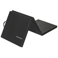thumbnail image 1 of BalanceFrom 6ft x 2ft x 2in 3-Panel All-Purpose Folding Gymnastics Mat, Black, 1 of 7