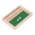 thumbnail image 2 of Dice Flip Tiles Game, Wear Resistant Educational Toy Mellow Portable Flip Tile Board Game  For Friends Gathering Green, 2 of 8