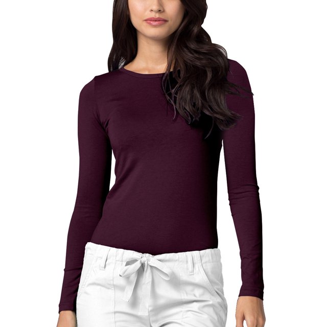 Adar sous-Couches pour Femmes - T-Shirt de sous-Couche à Manches Longues Confortable