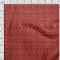 thumbnail image 3 of oneOone Cotton Cambric Red Fabric Batik Sewing Material Print Fabric By The Yard 42 Inch Wide, 3 of 4