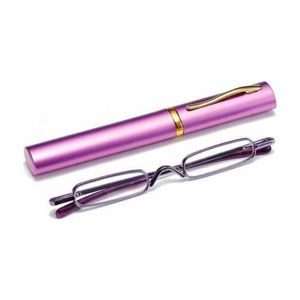 kowaku Pen Reading Glasses Portable Design Pen Case Reading Glasses Flexible Hinge Compact Pocket Readers for Men