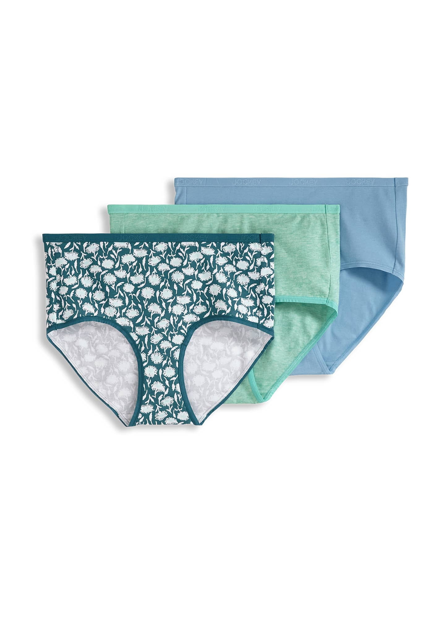 Jockey Culotte Moderne en Coton Biologique Extensible à Logo - Lot de 3