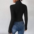 thumbnail image 4 of Babysbule Chandails pour Femmes Grande Taille Nouveautés Femmes Décontracté Mode Chandail Uni à Manches Longues Col Rond Liquidation Mode pour Femmes, 4 of 9
