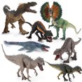 thumbnail image 3 of Figurines d'Action de Dinosaures Réalistes Mosasaure Tyrannosaure Rex Modèle Jouets pour Garçons Cadeaux Collection, 3 of 6