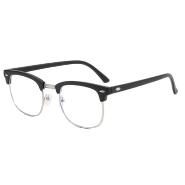 Blue Light Blocking Glasses Semi Rimless Frame Filter Blue Ray Computer Glasses