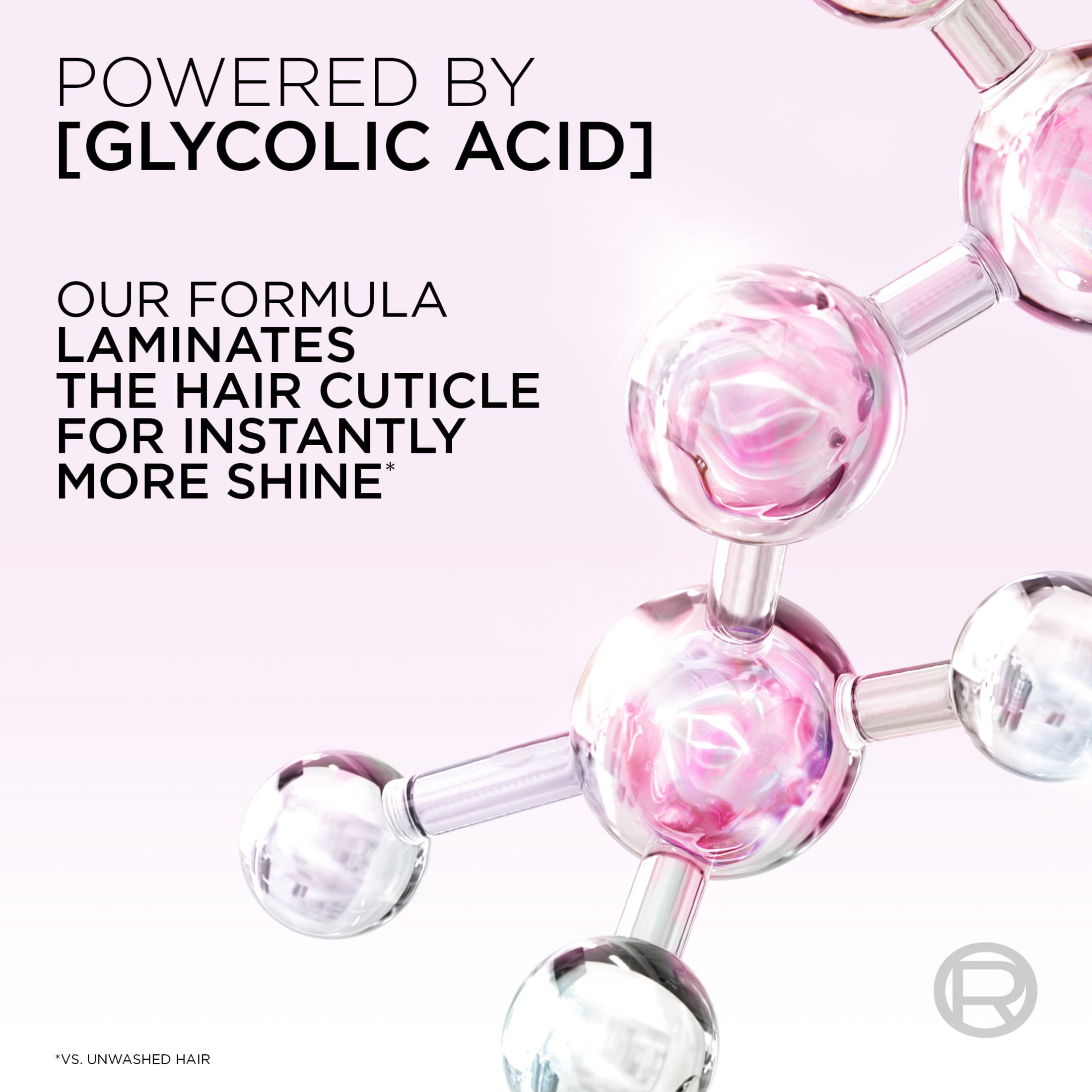 Glycolic Gloss Revitalisant, Cheveux Lustrés & Brillants