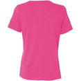thumbnail image 5 of Bella Canvas 6400 - Relaxed Short Sleeve Jersey T-Shirt, XL, Berry, 5 of 5