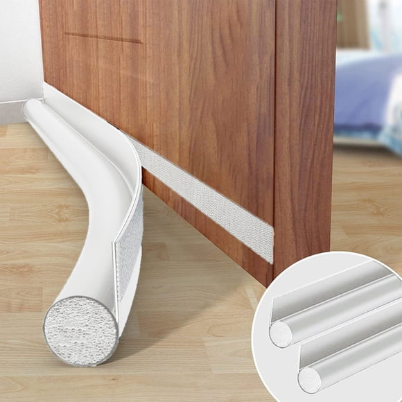 WIFKLSIIPG Door Sealing Strip Under The Door Windshield God Bedroom Door Proof Soundproof Door Sticker Air Leak Strip(White)