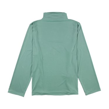 Alfani Blouse à Col Entonnoir Unie pour Femme, Vert, Moyen