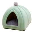 thumbnail image 1 of Milaget Washable Cat Sleeping Bed Nest House Accessories Green M, 1 of 9