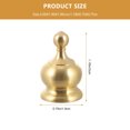 thumbnail image 2 of FRCOLOR Embouts de Lampe 2 Pcs Remplacement Bouton d'Éclairage Forme Couronne Chic, 1.18"X0.75"X0.75 Pouces, 2 of 5