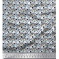 thumbnail image 1 of Soimoi Poly Georgette Fabric Floral Shirting Print Sewing Fabric Yard 42 Inch Wide, 1 of 3